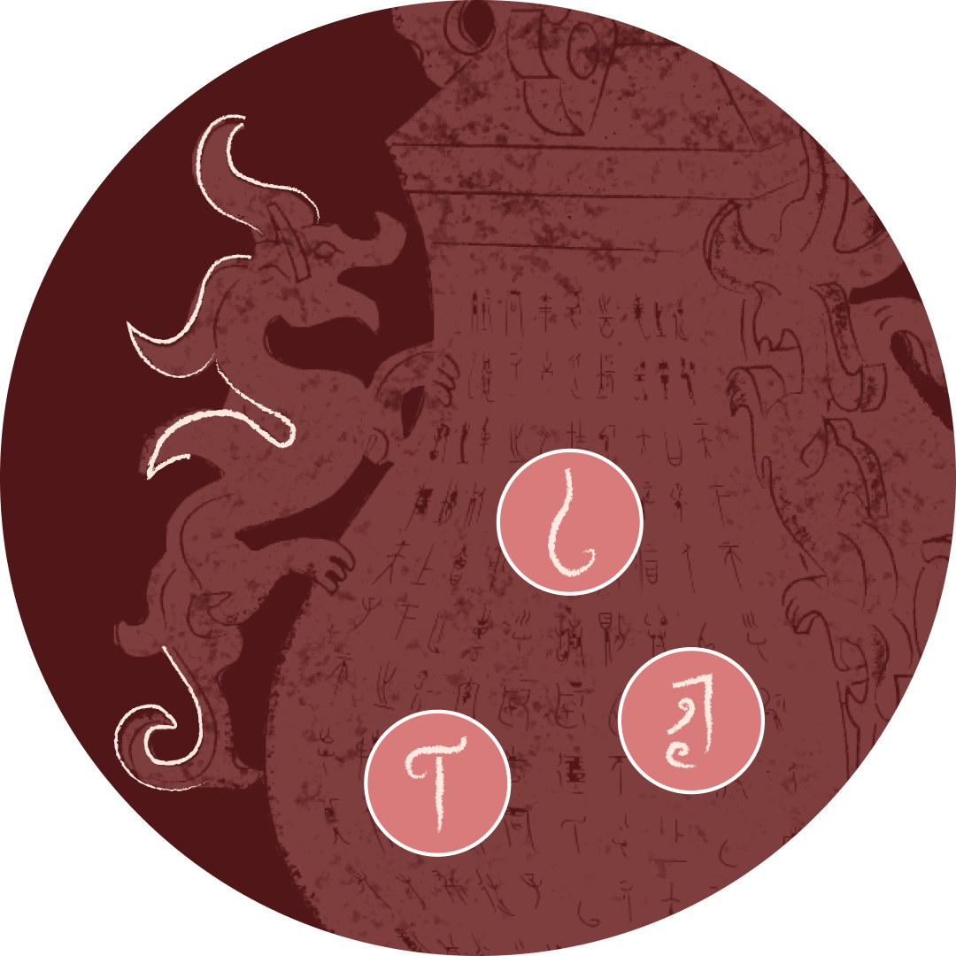 青銅古文．紋飾線條